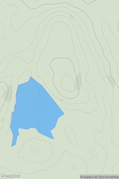 Thumbnail image for Auchendolly Hill showing contour plot for surrounding peak