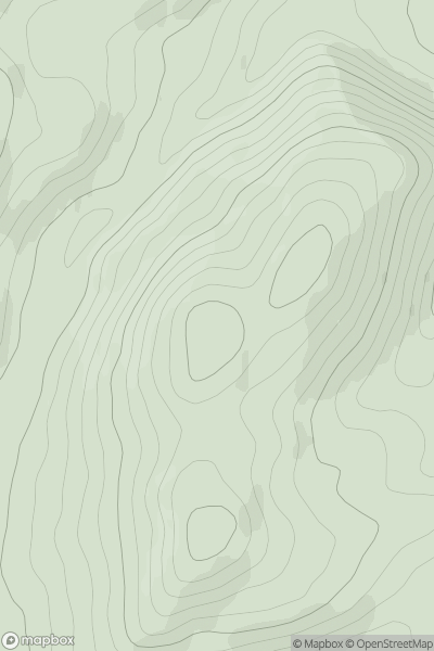 Thumbnail image for White Hill of Terregles showing contour plot for surrounding peak