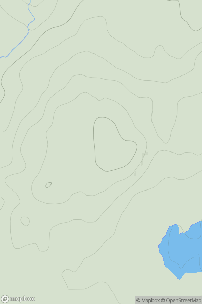 Thumbnail image for Dyke Hill showing contour plot for surrounding peak