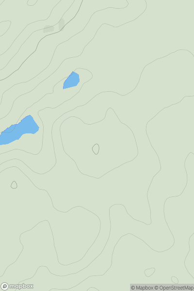 Thumbnail image for Poundland Hill showing contour plot for surrounding peak