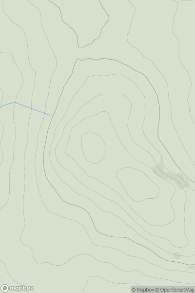 Thumbnail image for Blairshinnoch Hill showing contour plot for surrounding peak