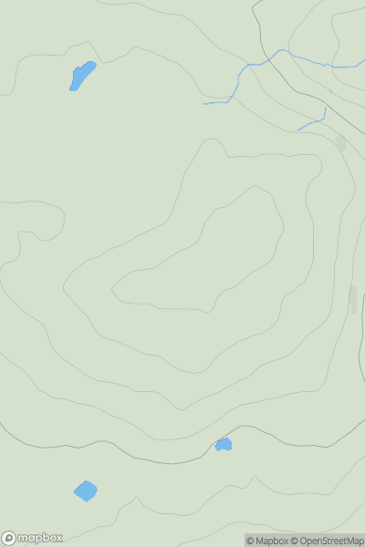 Thumbnail image for Knockrocher Knowe showing contour plot for surrounding peak