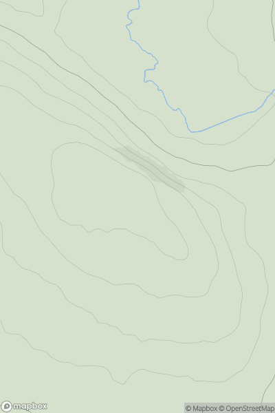 Thumbnail image for Mauchline Hill showing contour plot for surrounding peak