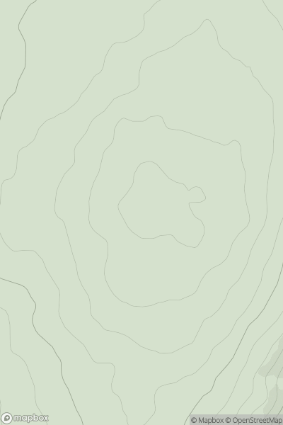 Thumbnail image for Cairn Tammock showing contour plot for surrounding peak