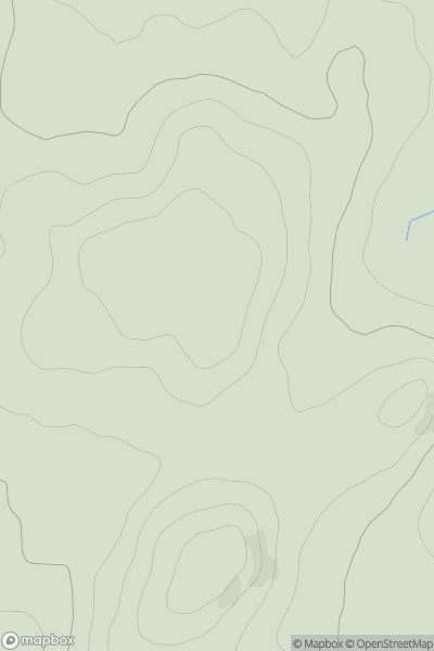 Thumbnail image for Larig Fell showing contour plot for surrounding peak