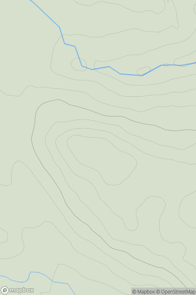 Thumbnail image for Jock's Craig showing contour plot for surrounding peak