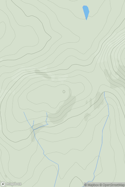 Thumbnail image for Dendoo or Disdow Hill showing contour plot for surrounding peak