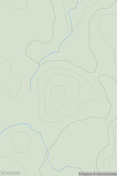 Thumbnail image for Barnbrock Hill showing contour plot for surrounding peak