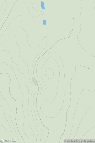 Thumbnail image for Hempland Hill showing contour plot for surrounding peak