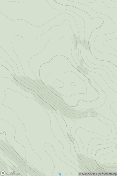 Thumbnail image for Croach Hill showing contour plot for surrounding peak