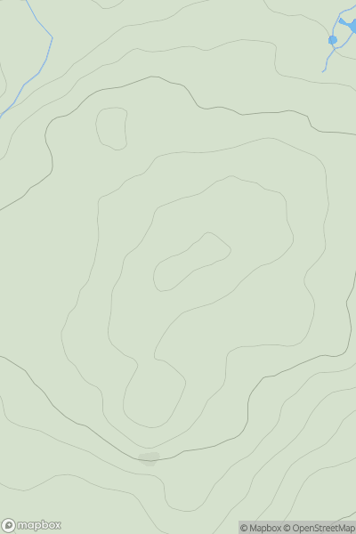 Thumbnail image for Barnbackle Hill showing contour plot for surrounding peak