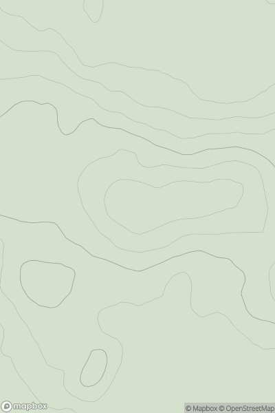 Thumbnail image for Newlaw Hill showing contour plot for surrounding peak