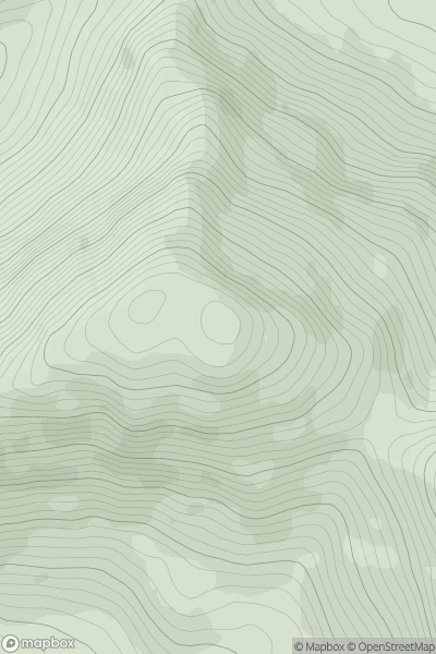 Thumbnail image for Druim Garbh showing contour plot for surrounding peak