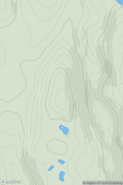 Thumbnail image for Munches Hill showing contour plot for surrounding peak