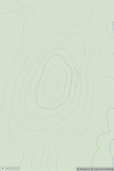 Thumbnail image for Barskeoch Fell showing contour plot for surrounding peak