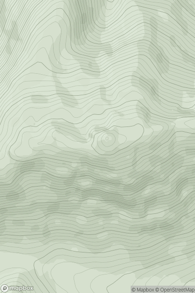 Thumbnail image for Carn na Nathrach showing contour plot for surrounding peak