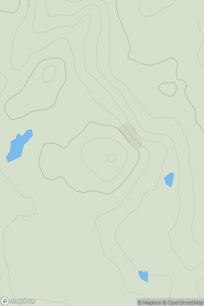Thumbnail image for The Fell showing contour plot for surrounding peak