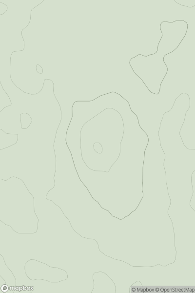 Thumbnail image for Carlochan Hill showing contour plot for surrounding peak