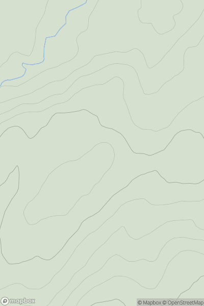 Thumbnail image for Carscreugh Fell showing contour plot for surrounding peak