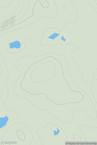 Thumbnail image for Barmoffity Hill showing contour plot for surrounding peak