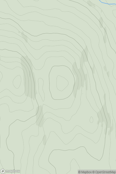 Thumbnail image for Mount Pisga showing contour plot for surrounding peak