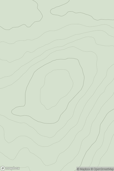 Thumbnail image for Cauldside Hill showing contour plot for surrounding peak