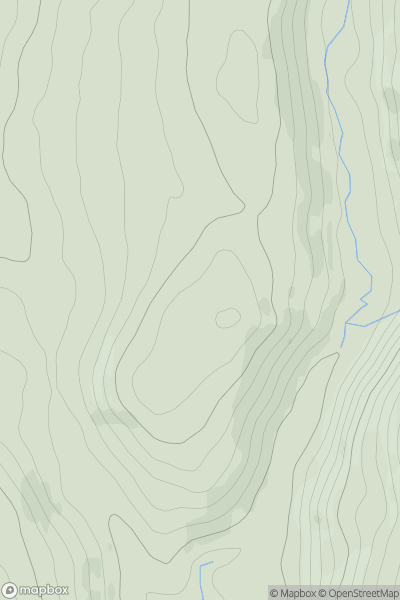 Thumbnail image for Shield Hill showing contour plot for surrounding peak
