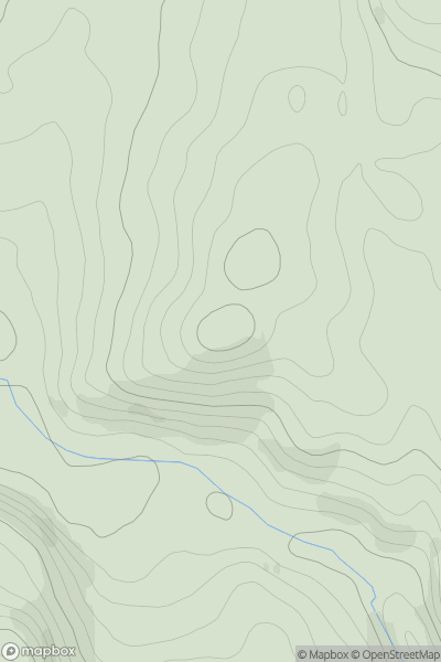 Thumbnail image for Torglass Hill showing contour plot for surrounding peak