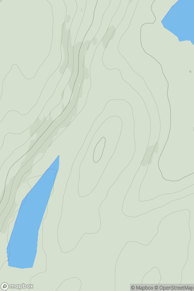 Thumbnail image for Coal Hill showing contour plot for surrounding peak