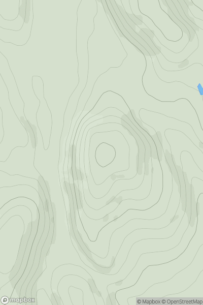 Thumbnail image for Barlochan Hill showing contour plot for surrounding peak