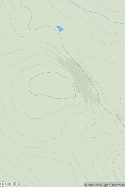 Thumbnail image for Bennel Hill showing contour plot for surrounding peak
