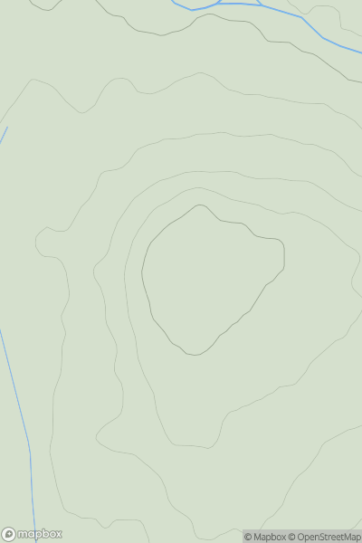 Thumbnail image for Dalruscan Hill showing contour plot for surrounding peak