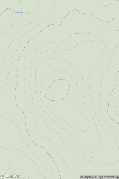 Thumbnail image for Killymingan Hill showing contour plot for surrounding peak