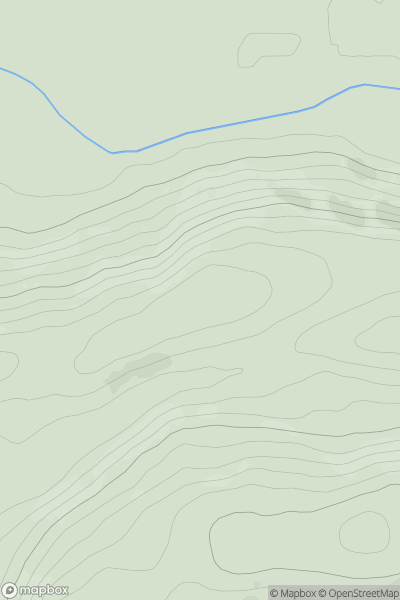 Thumbnail image for Hall Hill showing contour plot for surrounding peak