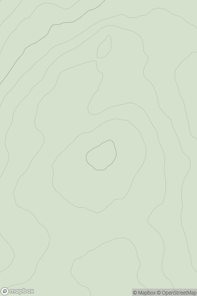Thumbnail image for Hill of Barnweil showing contour plot for surrounding peak