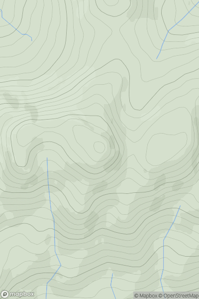 Thumbnail image for Meall Tairneachan showing contour plot for surrounding peak