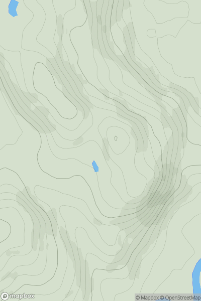 Thumbnail image for Ramshaw Fort showing contour plot for surrounding peak