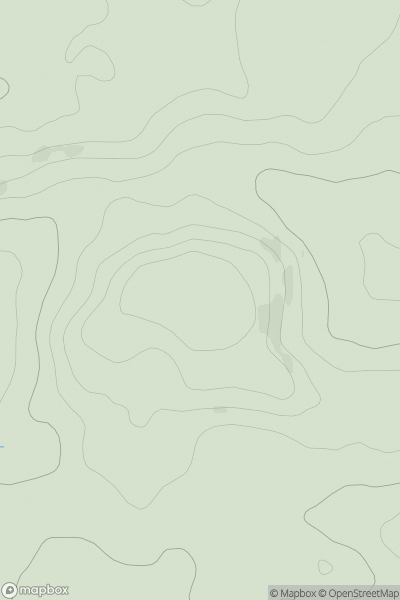 Thumbnail image for Barlogon Hill showing contour plot for surrounding peak