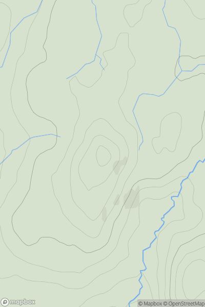 Thumbnail image for Killantringan Fell showing contour plot for surrounding peak