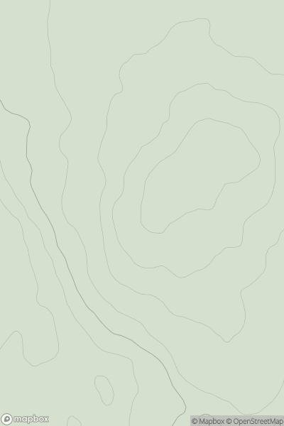 Thumbnail image for Glassoch Fell showing contour plot for surrounding peak