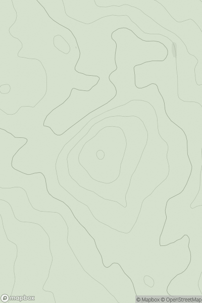 Thumbnail image for Ullioch Hill showing contour plot for surrounding peak