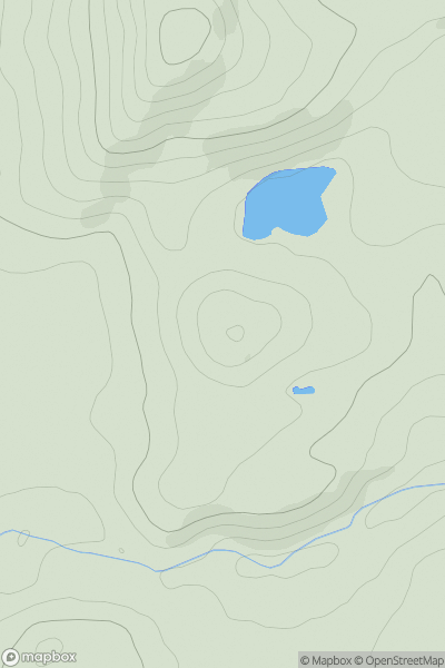 Thumbnail image for Collochan Hill showing contour plot for surrounding peak