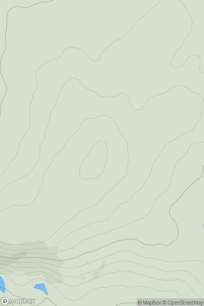 Thumbnail image for Fell of Carleton showing contour plot for surrounding peak