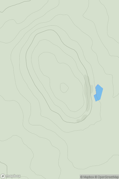 Thumbnail image for Fell of Barhullion showing contour plot for surrounding peak