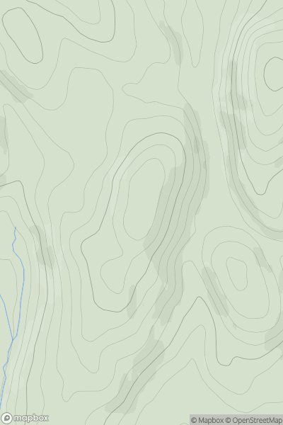 Thumbnail image for Blackbellie Hill showing contour plot for surrounding peak