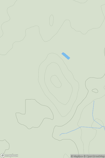 Thumbnail image for Barluka Hill showing contour plot for surrounding peak