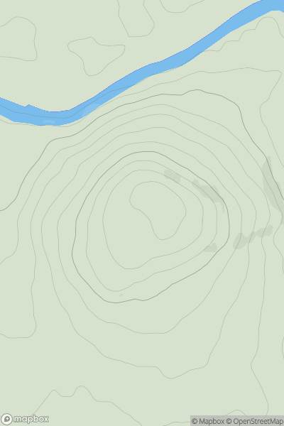 Thumbnail image for Woodcock Air showing contour plot for surrounding peak