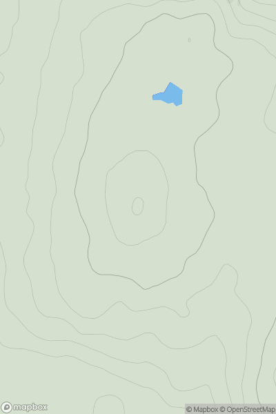 Thumbnail image for Breoch Hill showing contour plot for surrounding peak