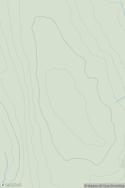 Thumbnail image for Kirkpatrick Hill showing contour plot for surrounding peak