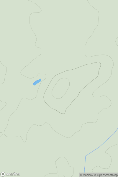 Thumbnail image for Craiglarie Fell showing contour plot for surrounding peak